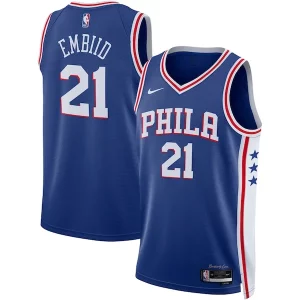 Magnificent Joel Embiid Philadelphia 76ers Nike Unisex Swingman Jersey   Icon Edition   Royal/White to elevate your game - day look
