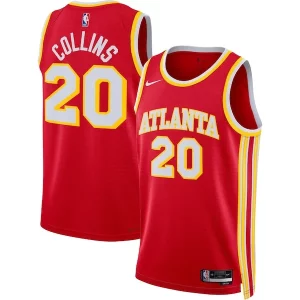 Exquisite John Collins Atlanta Hawks Nike Unisex Swingman Jersey   Icon Edition   Red to stand out at the arena