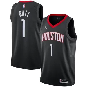 Gorgeous John Wall Houston Rockets Jordan Brand 2020/21 Swingman Jersey   Statement Edition   Black to stand out at the arena