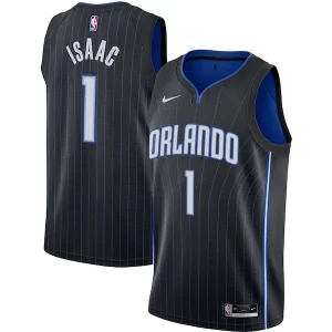 Stunning Jonathan Isaac Orlando Magic Nike Swingman Jersey   Black   Icon Edition for passionate basketball fans