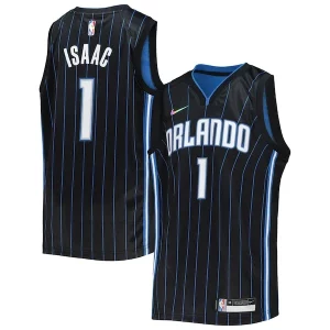 Exquisite Jonathan Isaac Orlando Magic Nike Youth 2021/22 Diamond Swingman Jersey   Icon Edition   Black for passionate basketball fans