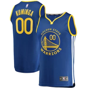 Premium Jonathan Kuminga Golden State Warriors 2021 NBA Draft First Round Pick Fast Break Replica Jersey Royal   Icon Edition for passionate basketball fans
