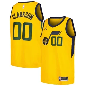 Gorgeous Jordan Clarkson Utah Jazz Jordan Brand Swingman Player Jersey   Statement Edition   Yellow for passionate basketball fans