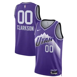 Exquisite Jordan Clarkson Utah Jazz Nike Unisex 2023/24 Swingman Jersey   Purple   City Edition for ultimate sports enthusiasts