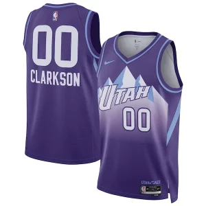 Fantastic Jordan Clarkson Utah Jazz Nike Unisex 2024/25 Swingman Player Jersey   City Edition   Purple a must - have for collectors