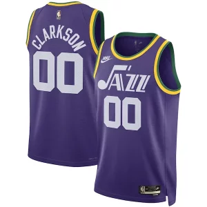 Stunning Jordan Clarkson Utah Jazz Nike Unisex Swingman Replica Jersey   Classic Edition   Purple perfect for showing team spirit