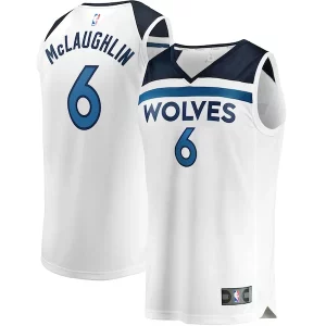 Magnificent Jordan McLaughlin Minnesota Timberwolves Youth Fast Break Replica Player Jersey   Association Edition   White for ultimate sports enthusiasts
