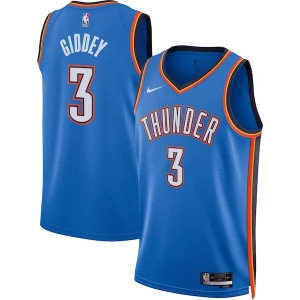 Magnificent Josh Giddey Oklahoma City Thunder Nike Unisex Swingman Jersey   Icon Edition   Blue a must - have for collectors