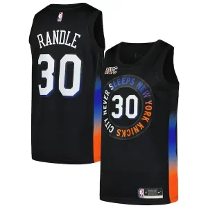 Charming Julius Randle New York Knicks Nike Swingman Player Jersey   City Edition   Black for ultimate sports enthusiasts