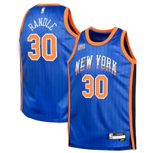 Stunning Julius Randle New York Knicks Nike Youth Swingman Replica Jersey   City Edition   Blue to stand out at the arena