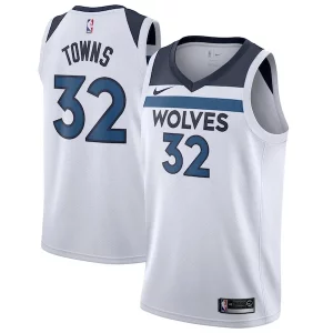 Charming Karl Anthony Towns Minnesota Timberwolves Nike Swingman Jersey White   Association Edition to stand out at the arena