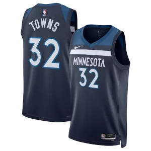 Magnificent Karl Anthony Towns Minnesota Timberwolves Nike Unisex Swingman Jersey   Icon Edition   Navy to elevate your game - day look