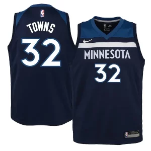 Gorgeous Karl Anthony Towns Minnesota Timberwolves Nike Youth Swingman Jersey Navy   Icon Edition for passionate basketball fans