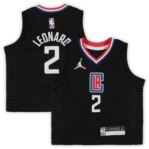 Magnificent Kawhi Leonard LA Clippers Jordan Brand Toddler 2020/21 Jersey   Black   Statement Edition to stand out at the arena