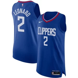 Exquisite Kawhi Leonard LA Clippers Nike Authentic Jersey   Association Edition   Royal perfect for showing team spirit