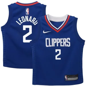 Stunning Kawhi Leonard LA Clippers Nike Toddler 2020/21 Replica Jersey   Icon Edition   Royal to elevate your game - day look