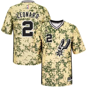Magnificent Kawhi Leonard San Antonio Spurs adidas Pride Replica Jersey   Camo perfect for showing team spirit