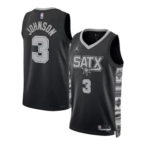 Magnificent Keldon Johnson San Antonio Spurs Jordan Brand Unisex Swingman Jersey   Statement Edition   Black for ultimate sports enthusiasts