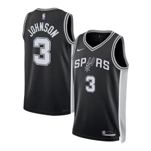 Fantastic Keldon Johnson San Antonio Spurs Nike Unisex Swingman Jersey   Association Edition   Black to elevate your game - day look