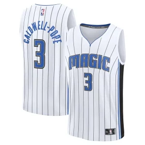 Charming Kentavious Caldwell Pope Orlando Magic Fast Break Replica Player Jersey   Association Edition   White perfect for showing team spirit