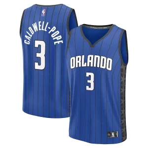Gorgeous Kentavious Caldwell Pope Orlando Magic Fast Break Replica Player Jersey   Statement Edition   Blue to stand out at the arena