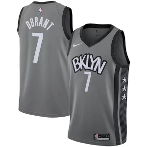 Fantastic Kevin Durant Brooklyn Nets Nike 2019/2020 Swingman Jersey   Statement Edition   Gray for ultimate sports enthusiasts
