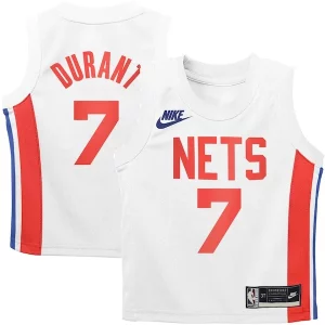 Fantastic Kevin Durant Brooklyn Nets Nike Preschool 2022/23 Swingman Jersey White   Classic Edition for passionate basketball fans
