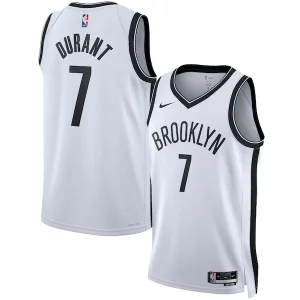 Fantastic Kevin Durant Brooklyn Nets Nike Unisex Swingman Jersey   Association Edition   White/Black a must - have for collectors