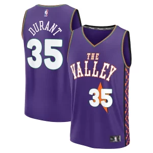 Magnificent Kevin Durant Phoenix Suns Youth 2024/25 Fast Break Player Jersey   City Edition   Purple to elevate your game - day look