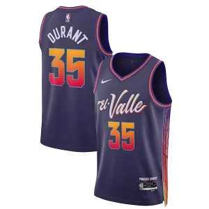 Charming Kevin Durant Phoenix Suns Nike Unisex 2023/24 Swingman Jersey   Purple   City Edition to elevate your game - day look