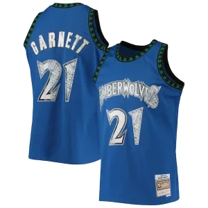 Exquisite Kevin Garnett Minnesota Timberwolves 2003/04 Hardwood Classics NBA 75th Anniversary Diamond Swingman Jersey   Blue to stand out at the arena