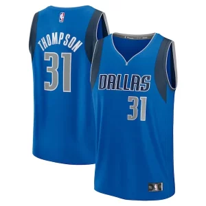 Superb Klay Thompson Dallas Mavericks Youth Fast Break Replica Player Jersey   Icon Edition   Blue for ultimate sports enthusiasts