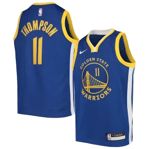Exquisite Klay Thompson Golden State Warriors Nike Youth Team Swingman Jersey   Icon Edition   Blue a must - have for collectors