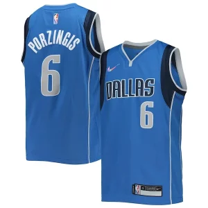 Magnificent Kristaps Porzingis Dallas Mavericks Nike Youth 2021/22 Diamond Swingman Jersey   Icon Edition   Blue a must - have for collectors