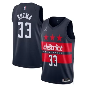 Charming Kyle Kuzma Washington Wizards Jordan Brand Unisex 2024/25 Swingman Jersey   Statement Edition   Navy to elevate your game - day look