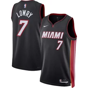 Superb Kyle Lowry Miami Heat Nike Unisex Swingman Jersey   Icon Edition   Black perfect for showing team spirit