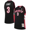 Gorgeous Kyle Lowry Toronto Raptors 2001/02 Hardwood Classics Swingman Jersey   Black to stand out at the arena