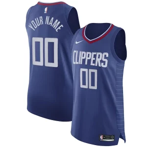 Gorgeous LA Clippers Nike 2020/21 Authentic Custom Jersey Blue   Icon Edition a must - have for collectors
