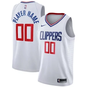 Fantastic LA Clippers Nike 2020/21 Swingman Custom Jersey   Association Edition   White for ultimate sports enthusiasts