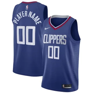 Fantastic LA Clippers Nike 2020/21 Swingman Custom Jersey   Icon Edition   Royal to stand out at the arena