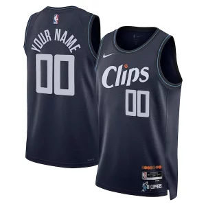 Magnificent LA Clippers Nike Unisex 2023/24 Custom Swingman Jersey   Navy   City Edition a must - have for collectors
