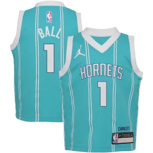 Fantastic LaMelo Ball Charlotte Hornets Jordan Brand Toddler Swingman Player Jersey   Icon Edition   Teal to elevate your game - day look