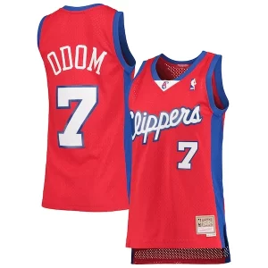 Premium Lamar Odom LA Clippers Women's 2000/01 Hardwood Classics Swingman Jersey   Red a must - have for collectors