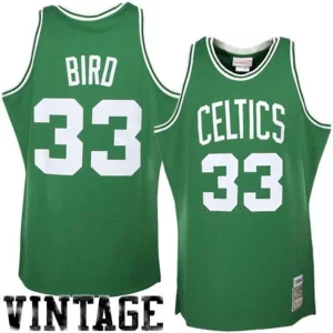 Exquisite Larry Bird Boston Celtics 1985/86 Hardwood Classics Authentic Jersey   Kelly Green for ultimate sports enthusiasts