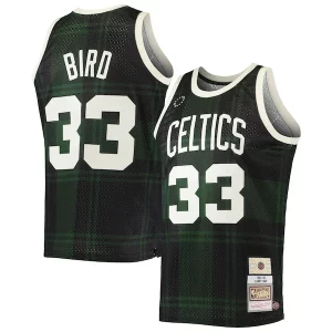 Exquisite Larry Bird Boston Celtics 1985/86 Hardwood Classics Uninterrupted Swingman Jersey   Black for ultimate sports enthusiasts