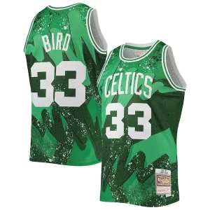 Charming Larry Bird Boston Celtics Hardwood Classics 1985/86 Hyper Hoops Swingman Jersey   Kelly Green for ultimate sports enthusiasts