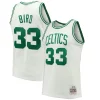 Gorgeous Larry Bird Boston Celtics Hardwood Classics 1985/86 Swingman Jersey   White/Kelly Green to elevate your game - day look