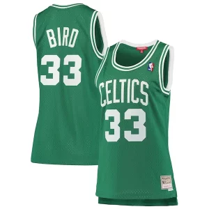 Premium Larry Bird Boston Celtics Women's 1985 86 Hardwood Classics Swingman Jersey   Kelly Green for passionate basketball fans