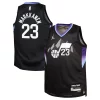 Charming Lauri Markkanen Utah Jazz Jordan Brand Youth Swingman Jersey   Statement Edition   Black to stand out at the arena