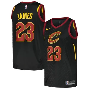 Premium LeBron James Cleveland Cavaliers Nike Swingman Player Jersey   Statement Edition   Black for passionate basketball fans